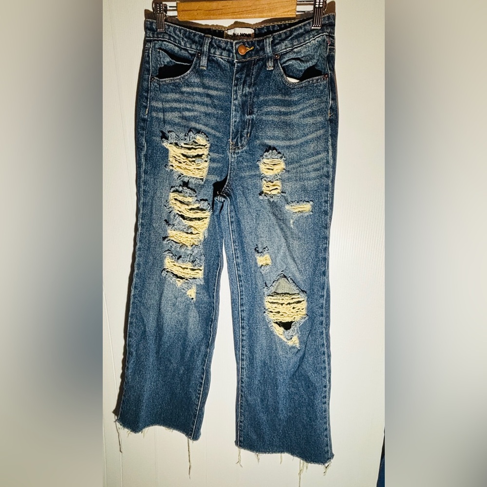 Fashion Nova Dark Blue Denim size 9